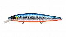 Воблер Минноу Strike Pro Bold 110SP, цвет: A234-SBO-LU Blue Back Silver OB Fluo, (EG-191A-SP#A234-SB