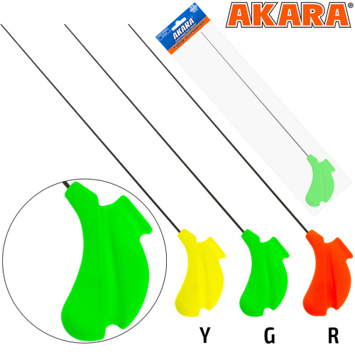 Уд. зим. Akara Master Jig M 405 (4-21 гр.) Green (хлыст жёсткий Hi Carbon)