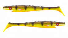 Силиконовая приманка Strike Pro Pig Shad Jr, цвет: Hot Baitfish, (уп./2шт.), (SP-172C#C664)