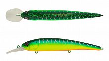 Воблер Минноу Strike Pro Hooligan Shallow 120SP, цвет: A223S-RP Pearl Mat Tiger, (EG-220SP#A223S-RP)