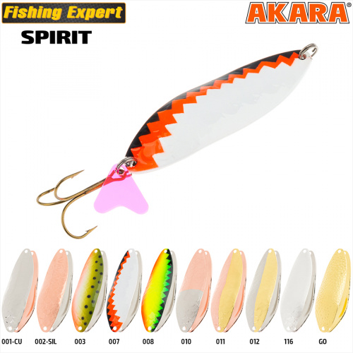 Блесна колеб. Akara 1027 Spirit 28 гр. 012