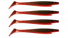 Силиконовая приманка Strike Pro Pig Shad Nano, цвет: Tomato, (уп./4шт.), (SP-172D#114)