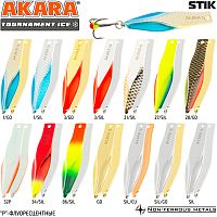 Блесна зим. Akara Tournament Ice Stik 80 20 гр. 3 SIL