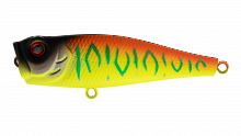 Воблер Поппер Strike Pro Bubble Pop 65, цвет: A242S Sunrise Mat Tiger, (EG-046#A242FS)