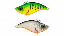 Воблер Раттлин Strike Pro Flap Jack 65, цвет: GC01S/A70-713 Double Black Silver OB/Mat Tiger, (EG-128B#GC01FS/A70-713S)