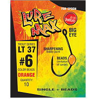 Крючки LureMax Trout LT37 #4 Red (10шт)