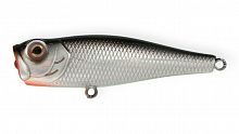 Воблер Поппер Strike Pro Bubble Pop 65, цвет: A010-EP Black Back Silver, (EG-046#A010T-EP)