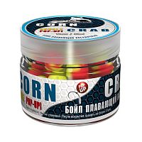 Бойлы насад. плав. двух цв. Sonik Baits 14мм CORN-CRAB Fluo Pop-ups 90мл