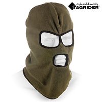 Шапка-маска Tagrider Expedition 3018 3 отверстия флис Хаки