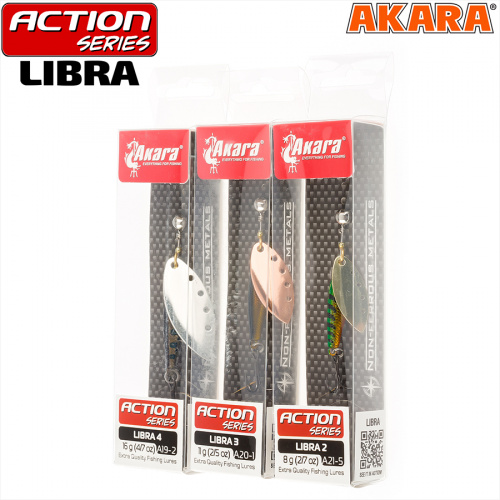 Блесна вращ. Akara Action Series Libra 5 18 гр. 5/8 oz. A4-1 фото 3