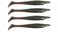 Силиконовая приманка Strike Pro Pig Shad Nano, цвет: Bloody Duke, (уп./4шт.), (SP-172D#C028)