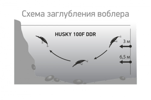 Воблер LureMax HUSKY 100F DDR-007 21 г. фото 3