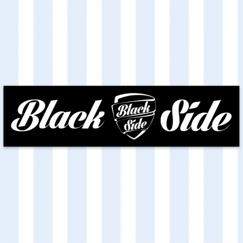 Наклейка Black Side черн/пл 630х170мм