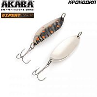 Блесна колеб. Akara Expert Крокодил 70 мм 25 гр. GO с глазом