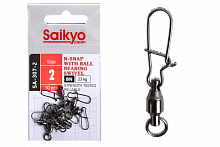 Вертлюг с застежкой Saikyo SA-307-2 - 10 шт (23кг)