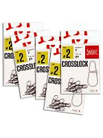 Застежки LJ Pro Series CROSSLOCK 002 5х7шт. набор