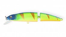 Воблер Составной Strike Pro Minnow Jointed SM70, цвет: A47FL Glowing Blue Lemon, (MG-014F#A47FL)