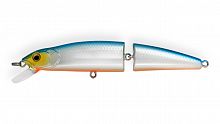 Воблер Составной Strike Pro Minnow Jointed SM70, цвет: 626E Blue Silver OB, (MG-014F#626E)