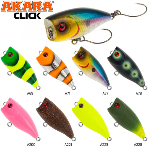 Воблер Akara Click 35F 3,0 гр.A221