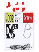 Застежки LJ Pro Series POWER LURE SNAP 002 7шт.