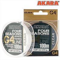 Леска Akara G4 Four Seasons 100 м 0,191