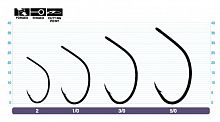 Крючки для блесен Single Hook S-69 №5/0 (10шт./упак.пакет)