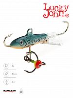Балансир Lucky John CLASSIC 3 с тр. 30мм/53 блистер