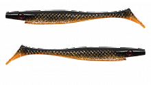 Силиконовая приманка Strike Pro Pig Shad Tournament, цвет: Glitter Fegisen, (уп./2шт.), (SP-172M#SP10)