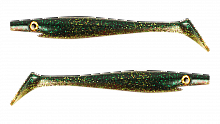 Силиконовая приманка Strike Pro Pig Shad Jr, цвет: Green Perch, (уп./2шт.), (SP-172C#112)