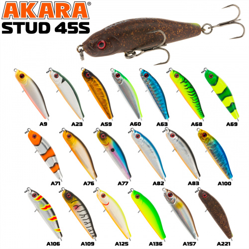 Воблер Akara Stud 45S 4,5 гр. A82