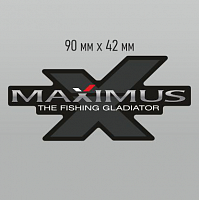 Наклейка Maximus 90х42мм черная