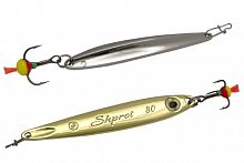 Блесна вертикальная ECOPRO Shprot, 80мм, 15г, S/G