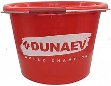 Ведро Dunaev красное 18л с крышкой
