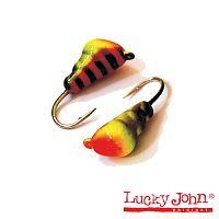 Мормышка вольфрамовая Lucky John МУРАВЕЙ крашеная с петелькой 040/55