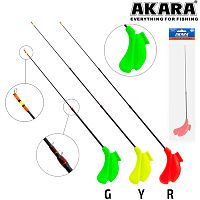 Уд. зим. Akara Master Jig F 460 (1,5-7,0 гр.) Yellow (хлыст Hi Carbon teleskop 2 составной)