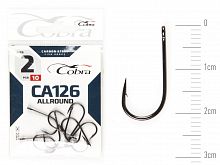 Крючки Cobra Allround VIKING сер. CA126 разм. 002 10шт.