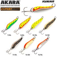 Блесна колеб. Akara Expert Кумжа 65 мм 16 гр. 15/GO