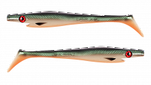 Силиконовая приманка Strike Pro Pig Shad Tournament, цвет: Smelt, (уп./2шт.), (SP-172M#C099)