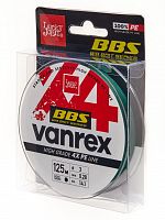 Шнур плетёный Lucky John Vanrex BBS х4 BRAID Moss Green 125/028