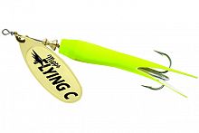 Блесна вращ. Mepps AGLIA FLYING C, 10g №3 Gold/Chartreuse