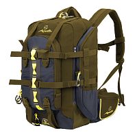 Рюкзак для рыбалки и охоты Aquatic Р-30ХС (цвет: хаки / синий; 30 л)