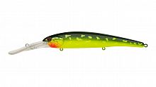 Воблер Минноу Strike Pro Hooligan Deep Diver 120, цвет: AC202F Hot Pike, (EG-220L#AC202F)