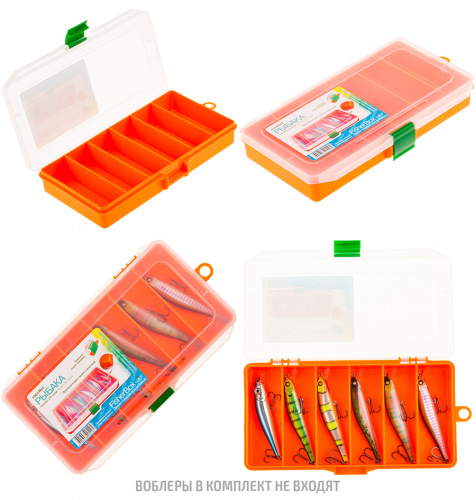 Коробка FisherBox 216 цв. оранж (22х12х03)