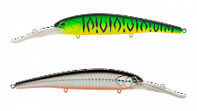 Воблер Минноу Strike Pro Hooligan Deep Diver 120, цвет: GC01S/A70-713 Double Black Silver OB/Mat Tiger, (EG-220L#GC01S/A70-713S)