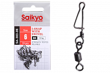 Вертлюг с застежкой Saikyo SA-303-06 - 10 шт (12кг)