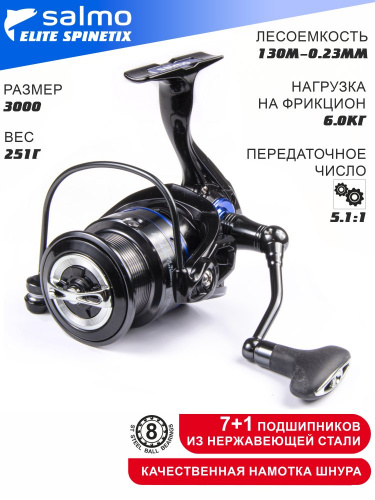 Катушка безынерц. Salmo Elite SPINETIX 8 3000FD фото 18