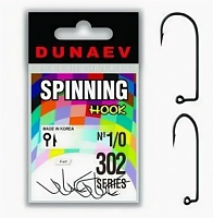 Крючок Dunaev Jig 302 #  1/0 (упак. 5 шт)