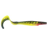 Силиконовая приманка Strike Pro Pig Tail Junior , цвет: Hot Pike, (уп./2шт.), (SP-172R#KG2)
