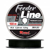Леска Feeder Line 0,33 мм, 11 кг, 150 м, черная