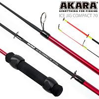 Уд. зим. 2 колена Akara Ice Jig Compact 50 гр. 70 см